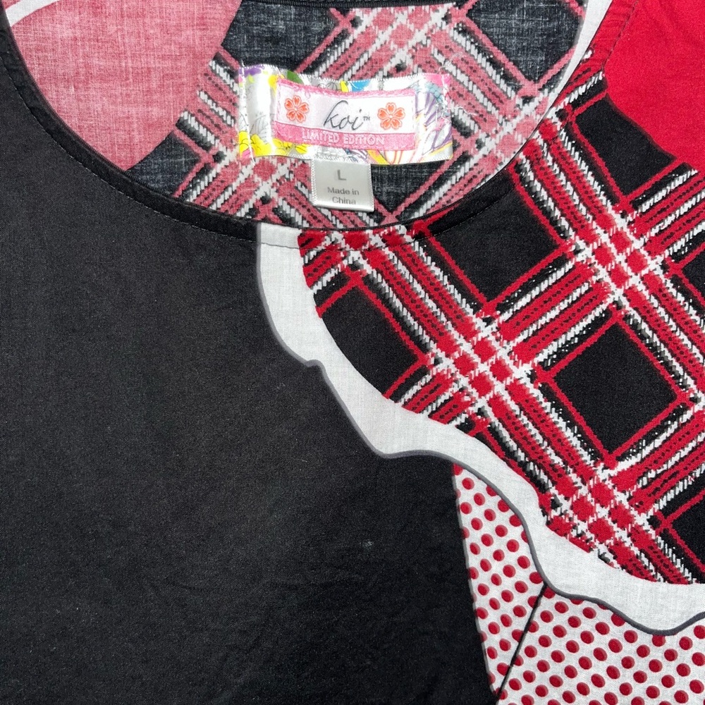 NWOT Koi scrub top size Large - Picture 6 of 11